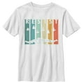 thumbnail image 1 of Boy's Star Wars Resistance Pilot Rainbow Stripe Graphic Tee White Small, 1 of 4