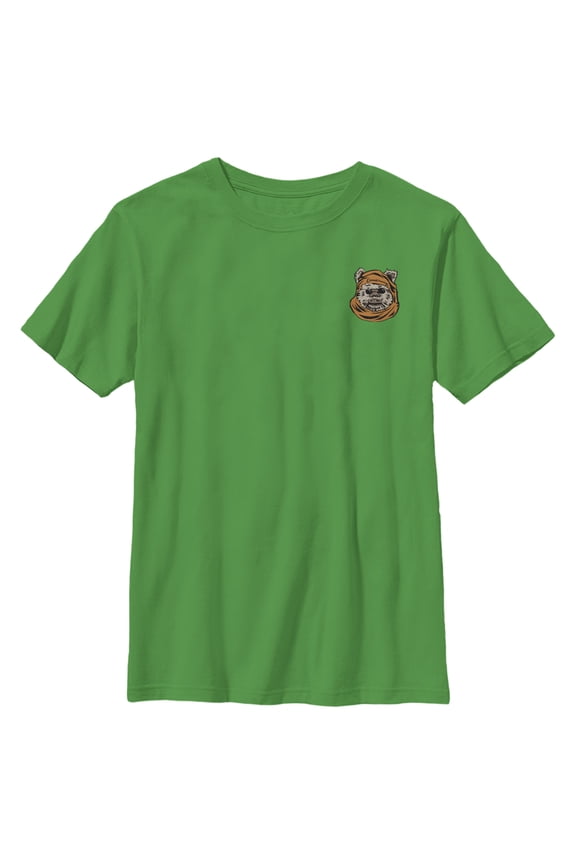 Boy's Star Wars: Return of the Jedi Tiny Ewok Graphic Tee Kelly Green X Small
