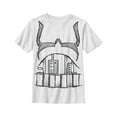 thumbnail image 1 of Boy's Star Wars Stormtrooper Cartoon Costume  Graphic Tee White Medium, 1 of 5