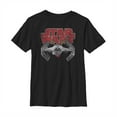 thumbnail image 1 of Boy's Star Wars TIE Fighter Christmas Reindeer Graphic Tee Black Small, 1 of 4