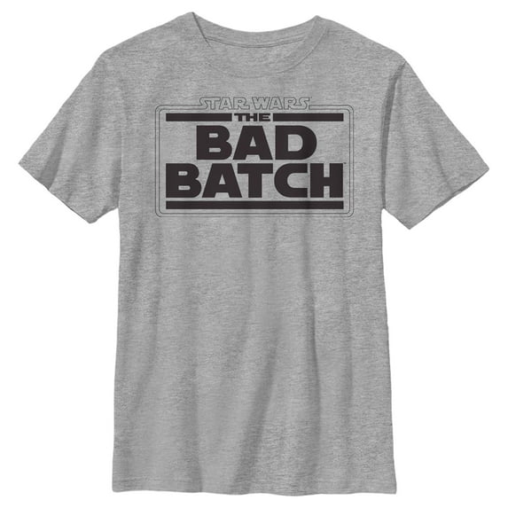 Boy's Star Wars: The Bad Batch Classic Logo Graphic Tee Athletic Heather Small