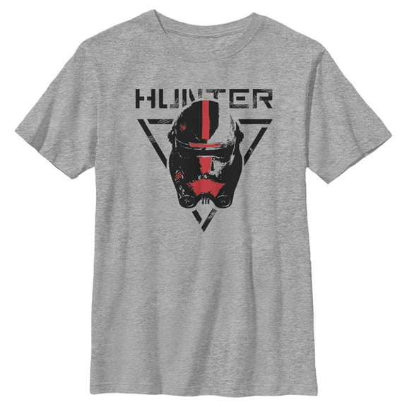 Boy's Star Wars: The Bad Batch Hunter Graphic Tee Athletic Heather Medium