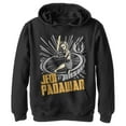 thumbnail image 1 of Boy's Star Wars: The Clone Wars Jedi Padawan Ahsoka Portrait  Pull Over Hoodie Black X Large, 1 of 3