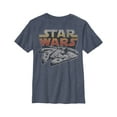 thumbnail image 1 of Boy's Star Wars The Falcon Graphic Tee Navy Blue Heather Small, 1 of 8
