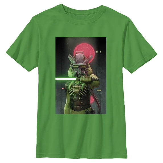 Boy's Star Wars The High Republic Twi'lek Poster Graphic Tee Kelly Green Small