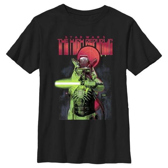 Boy's Star Wars The High Republic Twi'lek of the Nihil  Graphic Tee Black Small
