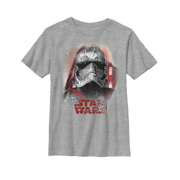 Boy's Star Wars The Last Jedi Captain Phasma  Graphic Tee Athletic Heather Small