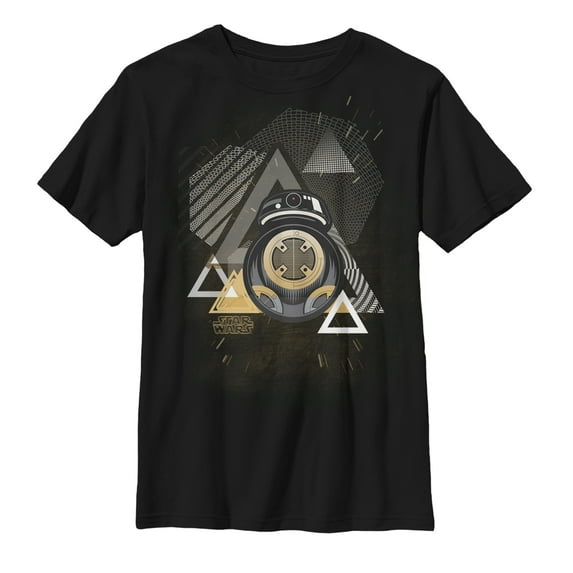 Boy's Star Wars The Last Jedi Geometric BB-9E Graphic Tee Black X Large
