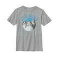 thumbnail image 1 of Boy's Star Wars The Last Jedi Porg Circle Graphic Tee Athletic Heather Small, 1 of 4