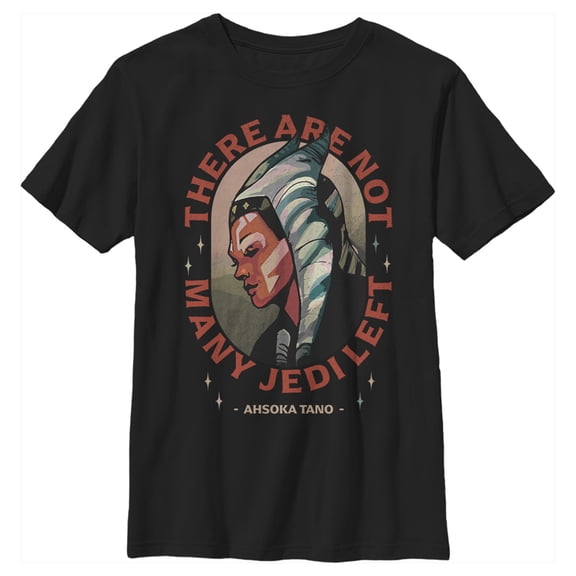 Boy's Star Wars: The Mandalorian Ahsoka Survivor of Order 66  Graphic Tee Black Small