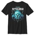 thumbnail image 1 of Boy's Star Wars: The Mandalorian Bo-Katan Nite Owl Helmets  Graphic Tee Black X Large, 1 of 5