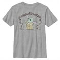 thumbnail image 1 of Boy's Star Wars: The Mandalorian Christmas The Child Light Up Letters  Graphic Tee Athletic Heather Large, 1 of 5