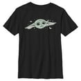 thumbnail image 1 of Boy's Star Wars: The Mandalorian Daydreaming Child  Graphic Tee Black X Large, 1 of 5
