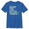 thumbnail image 1 of Boy's Star Wars: The Mandalorian Grogu Enjoy the Little Things  Graphic Tee Royal Blue X Small, 1 of 5