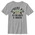 thumbnail image 1 of Boy's Star Wars: The Mandalorian Grogu Father's Day is for Naps & Snacks  Graphic Tee Athletic Heather X Large, 1 of 5