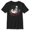 thumbnail image 1 of Boy's Star Wars: The Mandalorian Grogu and Din Djarin Dadalorian Cradle Sketch  Graphic Tee Black / 2 Medium, 1 of 5