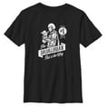 thumbnail image 1 of Boy's Star Wars: The Mandalorian Grogu and Din Djarin The Dadalorian This is the Way  Graphic Tee Black / 3 X Large, 1 of 5