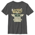 thumbnail image 1 of Boy's Star Wars: The Mandalorian Halloween Grogu Mummy Graphic Tee Charcoal Heather X Large, 1 of 5