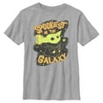 thumbnail image 1 of Boy's Star Wars: The Mandalorian Halloween Grogu Spookiest in Galaxy  Graphic Tee Athletic Heather Medium, 1 of 5