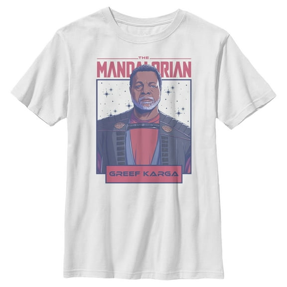 Boy's Star Wars: The Mandalorian Karga Your Only Hope  Graphic Tee White X Small