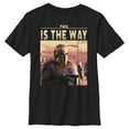 thumbnail image 1 of Boy's Star Wars: The Mandalorian The Armorer Time for a Fight Graphic Tee Black Small, 1 of 5