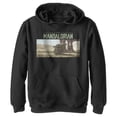 thumbnail image 1 of Boy's Star Wars: The Mandalorian The Child Desert Walking  Pull Over Hoodie Black Small, 1 of 3