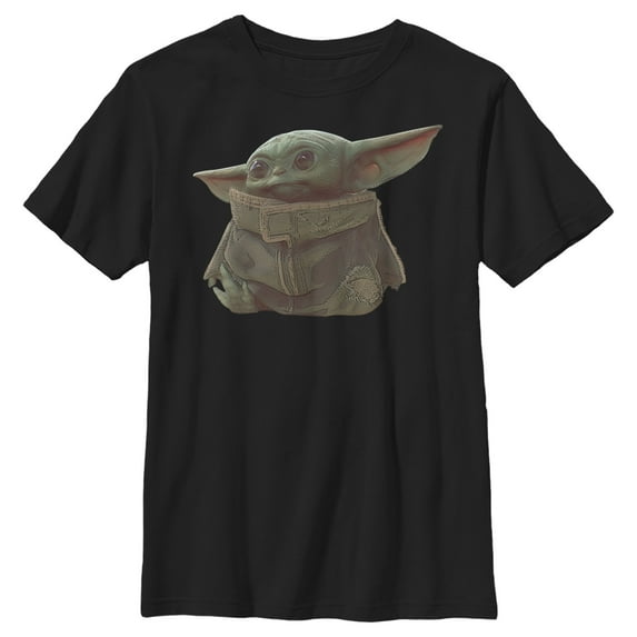 Boy's Star Wars: The Mandalorian The Child Portrait Graphic Tee Black X Small