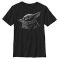 thumbnail image 1 of Boy's Star Wars: The Mandalorian The Child Shadow  Graphic Tee Black X Small, 1 of 5