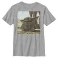 thumbnail image 1 of Boy's Star Wars: The Mandalorian The Child Square Frame  Graphic Tee Athletic Heather X Large, 1 of 4