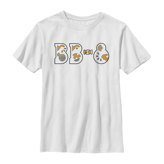 Boy's Star Wars: The Rise of Skywalker BB-8 Gear  Graphic Tee White Large