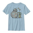 thumbnail image 1 of Boy's Star Wars: The Rise of Skywalker Droid Cuties  Graphic Tee Light Blue X Large, 1 of 3