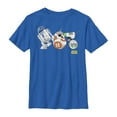 thumbnail image 1 of Boy's Star Wars: The Rise of Skywalker Droid Party Graphic Tee Royal Blue X Small, 1 of 4