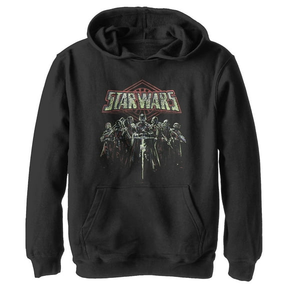 Boy's Star Wars: The Rise of Skywalker Knights of Ren Darkness  Pull Over Hoodie Black Medium