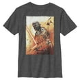 thumbnail image 1 of Boy's Star Wars: The Rise of Skywalker Kylo Poster  Graphic Tee Charcoal Heather Small, 1 of 4