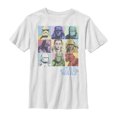 thumbnail image 1 of Boy's Star Wars: The Rise of Skywalker Pastel Character Box Graphic Tee White Medium, 1 of 4