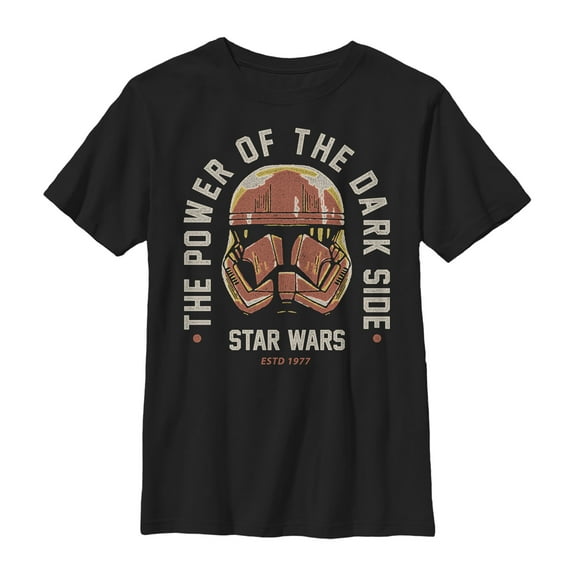 Boy's Star Wars: The Rise of Skywalker Power of Sith Trooper  Graphic Tee Black Small