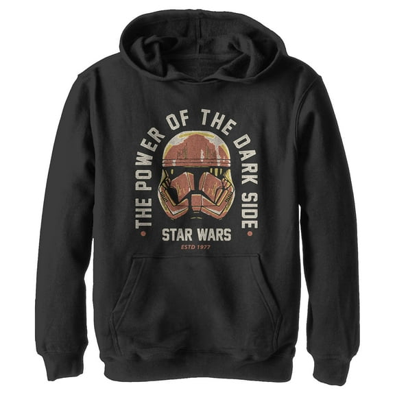 Boy's Star Wars: The Rise of Skywalker Power of Sith Trooper Pull Over Hoodie Black Medium
