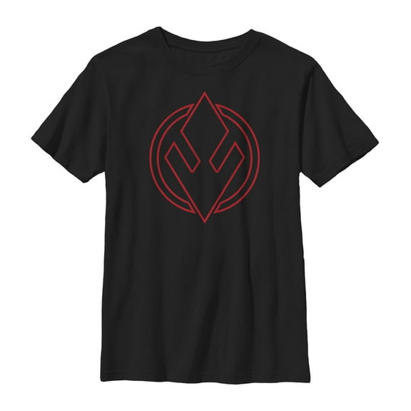 Boy's Star Wars: The Rise of Skywalker Sith Trooper Symbol Graphic Tee Black X Small