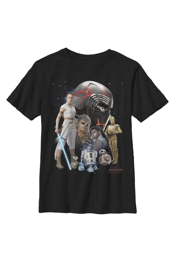 Boy's Star Wars: The Rise of Skywalker Sith Villain Trooper  Graphic Tee Black Medium