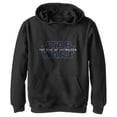 thumbnail image 1 of Boy's Star Wars: The Rise of Skywalker Starry Logo  Pull Over Hoodie Black Large, 1 of 3