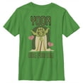 thumbnail image 1 of Boy's Star Wars Valentine's Day Yoda One for Me Graphic Tee Kelly Green Medium, 1 of 4
