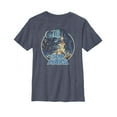 thumbnail image 1 of Boy's Star Wars Vintage Art Frame  Graphic Tee Navy Blue Heather Large, 1 of 2