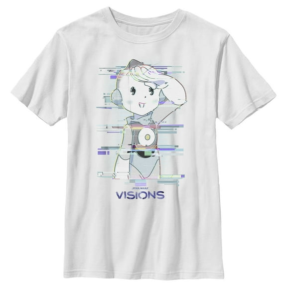 Boy's Star Wars: Visions T0-B1  Graphic Tee White Small