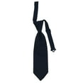 thumbnail image 1 of Boy’s Stardust Navy Formal Satin Pre-Tied Neck Tie in a Variety of Colors by Spencer J’s Signature Satin Collection, 1 of 5
