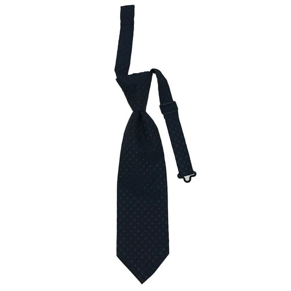 Boy’s Stardust Navy Formal Satin Pre-Tied Neck Tie in a Variety of Colors by Spencer J’s Signature Satin Collection