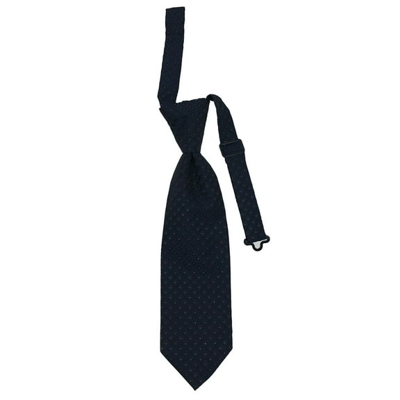 Boy’s Stardust Navy Formal Satin Pre-Tied Neck Tie in a Variety of Colors by Spencer J’s Signature Satin Collection