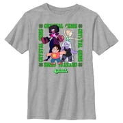 Boys Steven Universe Crystal Gems Frame Graphic Tee Athletic Heather Large