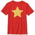 thumbnail image 1 of Boy's Steven Universe Star Graphic Tee Red Large, 1 of 4