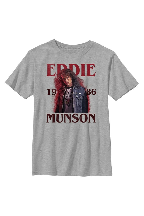 Netflix Boy's Stranger Things 1986 Eddie Munson Graphic T-Shirt