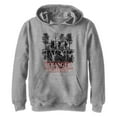 thumbnail image 1 of Netflix Boys' Stranger Things Biking in Upside Down Character Silhouettes Pull Over Hoodie, 1 of 4